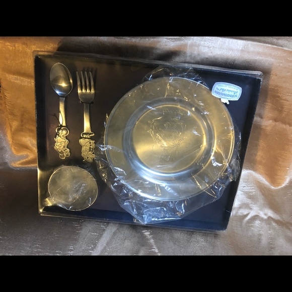 Children’s dinner set VTG stainless steel … - Picture 3 of 16